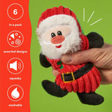 Hundespielzeug Weihnachten 6 Stück von Twiddlers