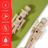 Weihnachts-Nussknacker Painting Set 2 Stück von Twiddlers