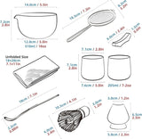 Matcha Set rosa 9-tlg. von TEANAGOO