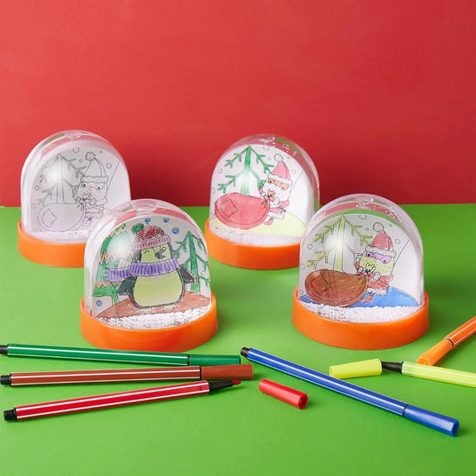 Schneekugel Weihnachten DIY von Twiddlers