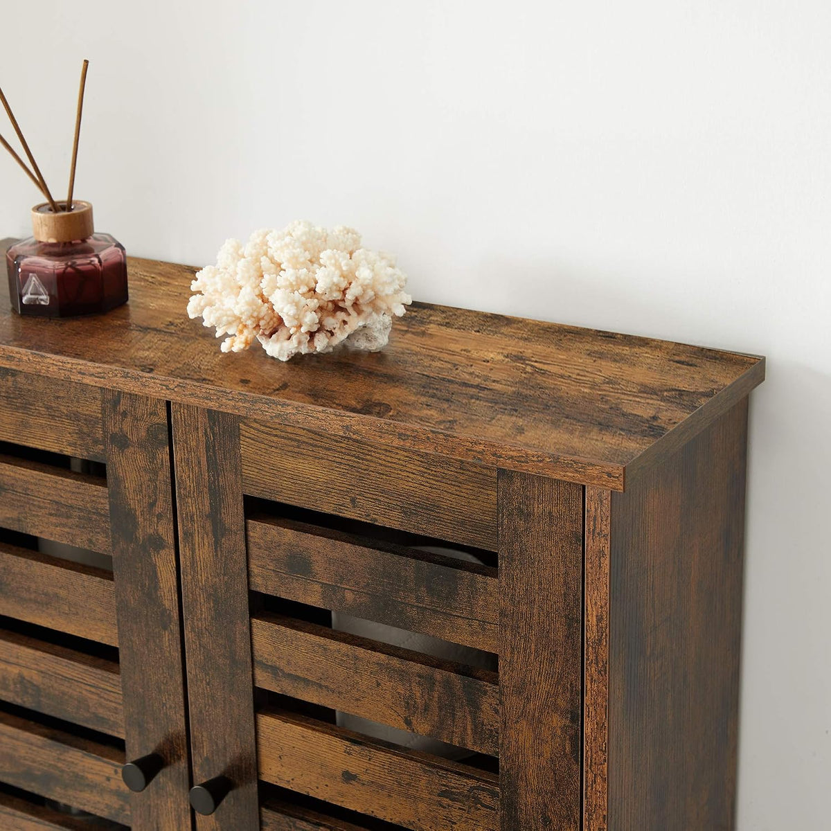 Wandschrank 60x20x70 cm Badschrank Vintage Braun von Songmics