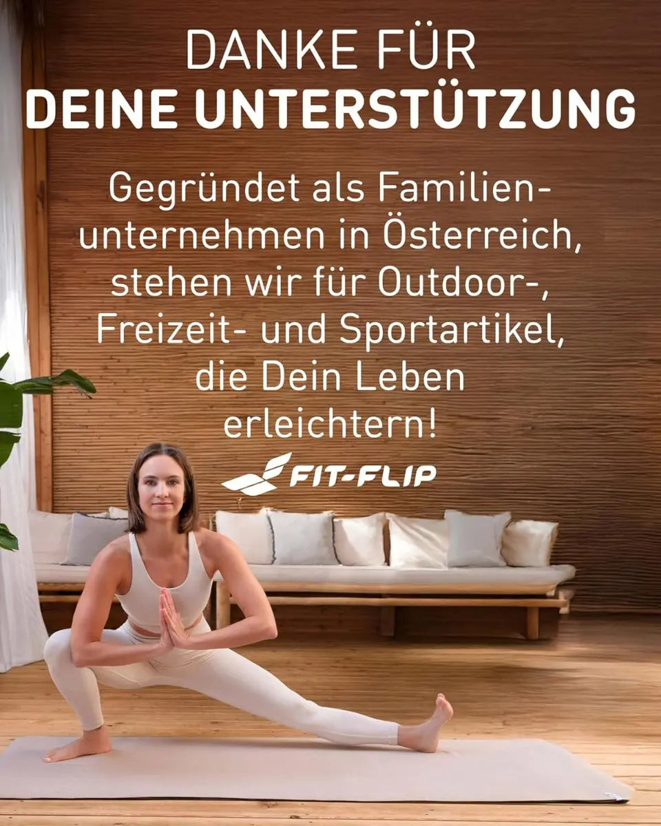 Yoga Handtuch Mikrofaser rutschfest mit Noppen Yogatuch Cream von guteszeug.ch