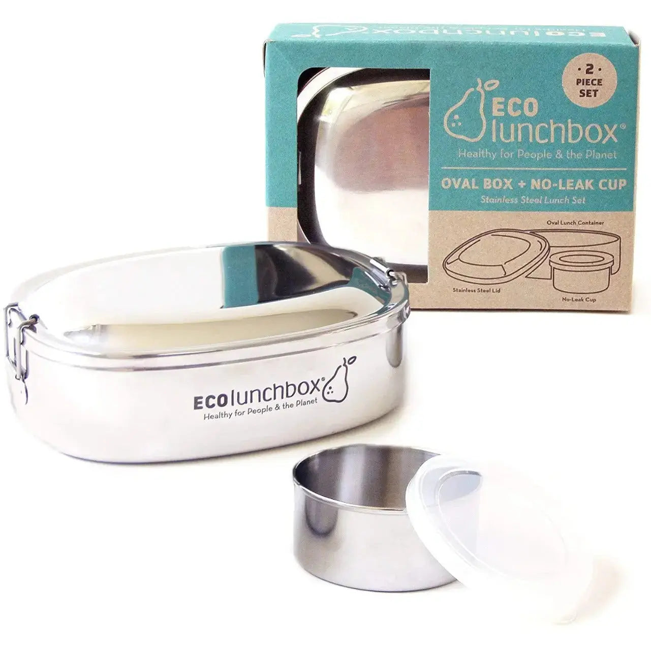 Oval Lunchbox & Snack Cup von ECOlunchbox
