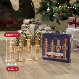 Weihnachts-Nussknacker Soldat Paint Your Own 4 Stück von Twiddlers