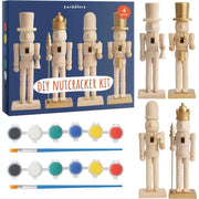 Weihnachts-Nussknacker Soldat Paint Your Own 4 Stück von Twiddlers