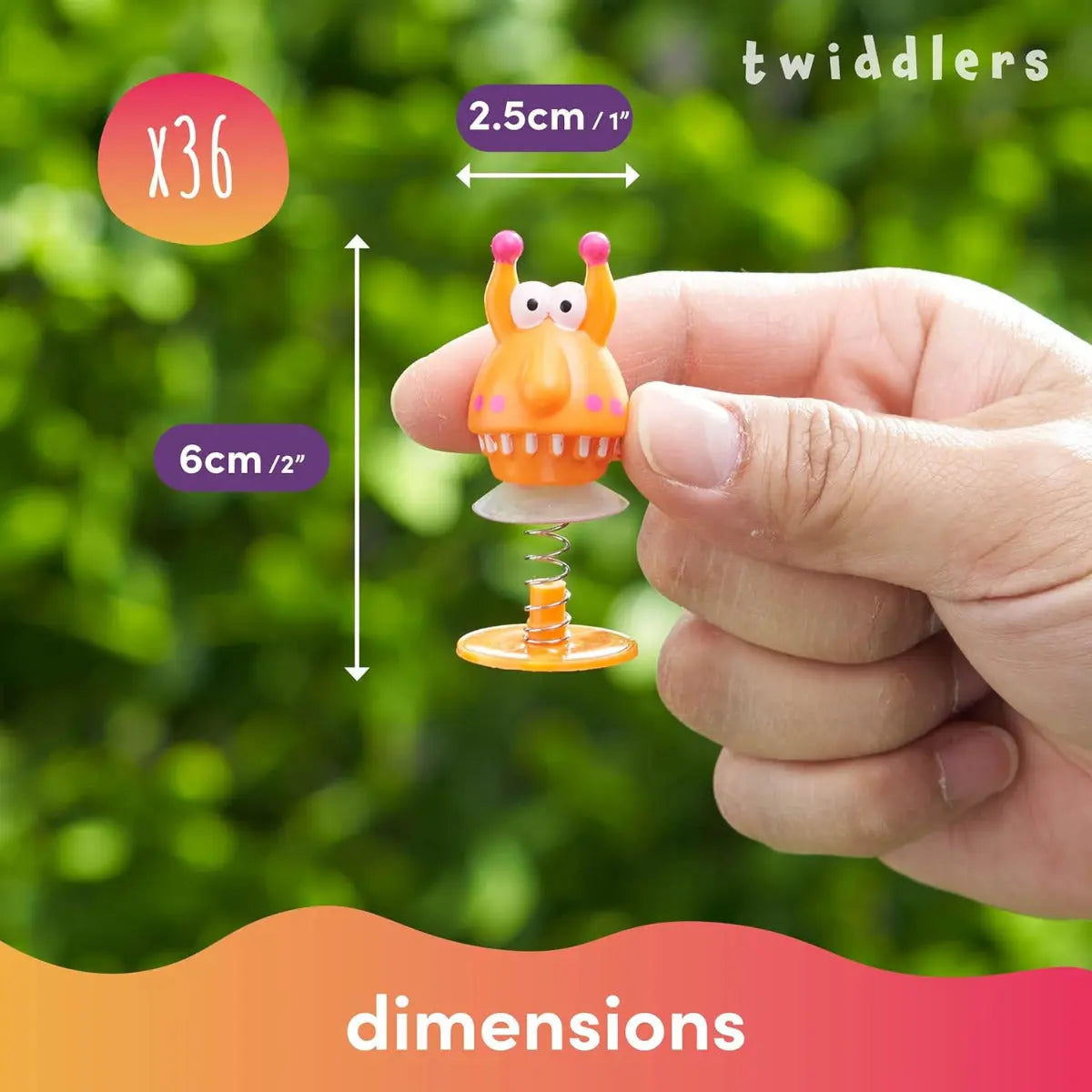 Spring-Monster Jump Up 36 Stück von Twiddlers