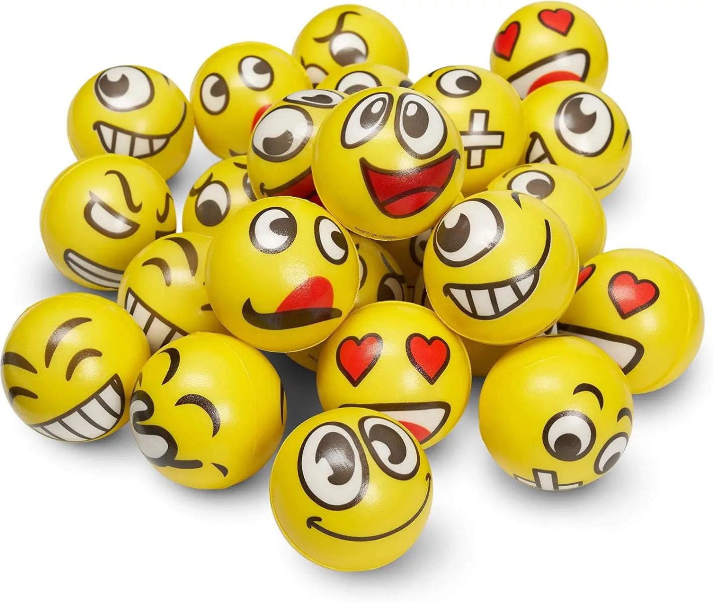 Antistress Bälle Emoji 24 Stück von Twiddlers