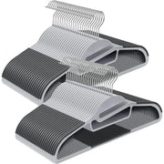 Kleiderbügel Kunststoff 50er Set Non Slip Grau von Songmics