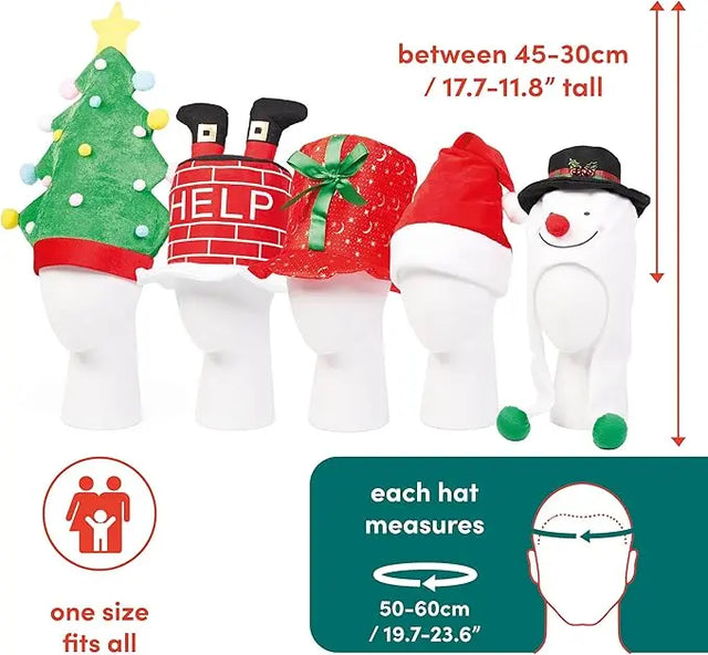 Party Hut Weihnachten 5 Stück von Twiddlers