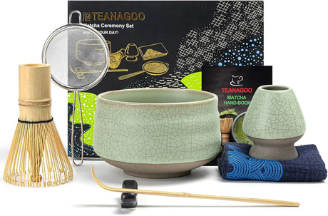 Matcha Set hellgrün 7-tlg. von TEANAGOO