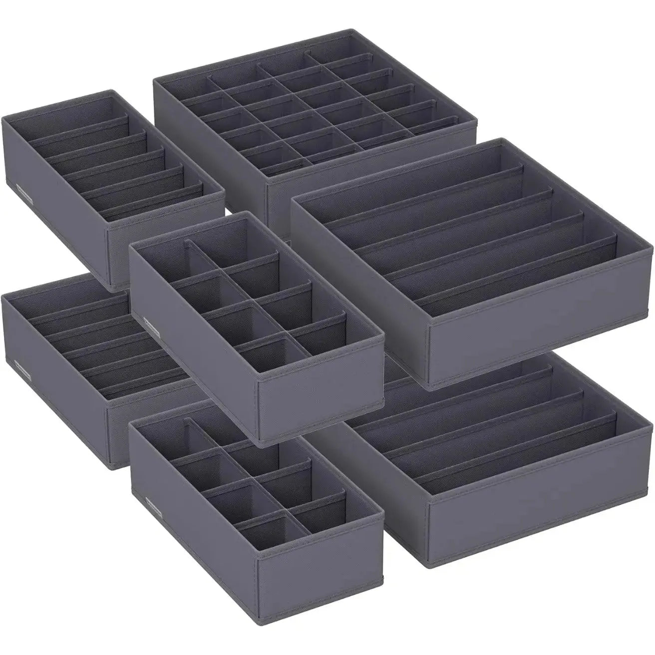Unterwäsche- & Schubladenorganizer faltbar 8er Set von Songmics