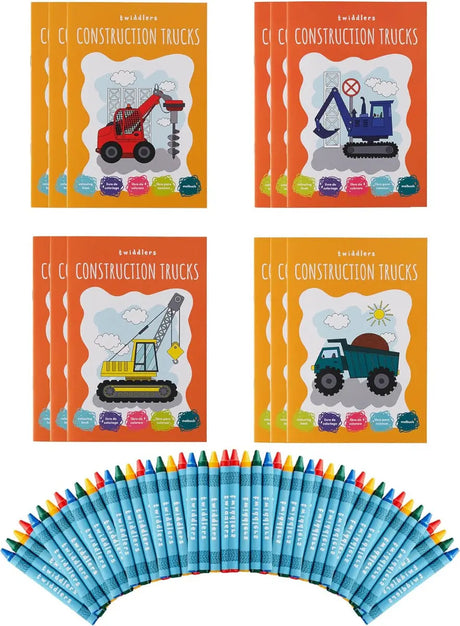 Malbuch Mini Truck Designs 12 Stück von Twiddlers