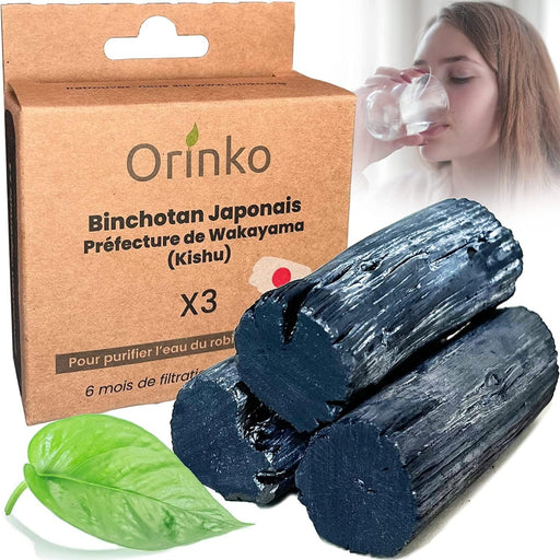 Binchotan Aktivkohle Japan 3er-Pack von Orinko