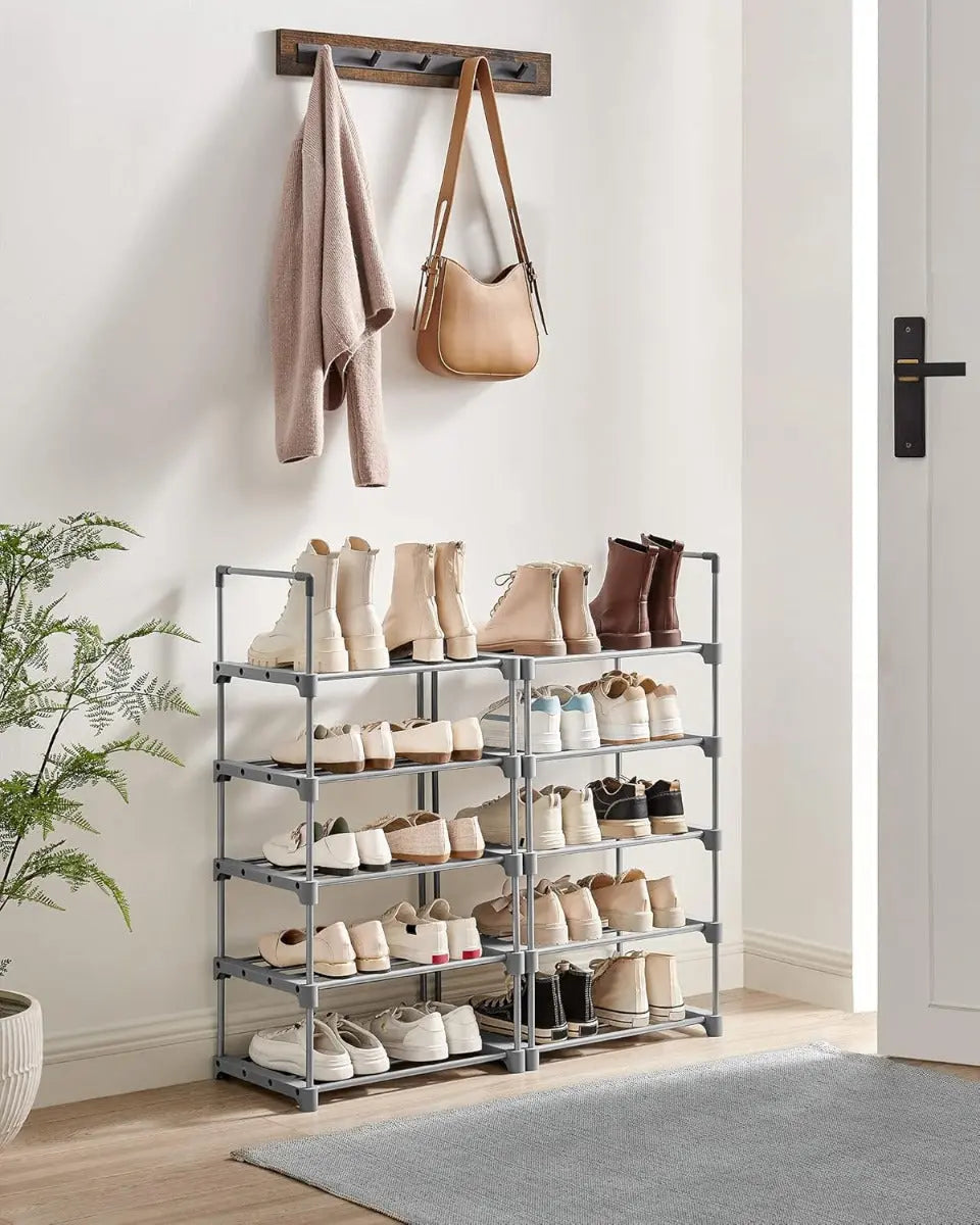 Schuhregal Schuhschrank 10 Ebenen von Songmics