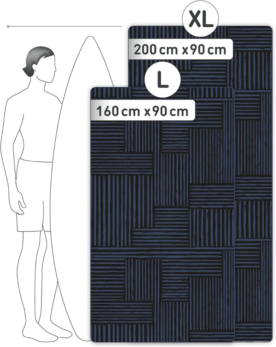 Strandtuch XXL Mikrofaser schnelltrocknendes Badetuch 160x90cm Stairs von guteszeug.ch