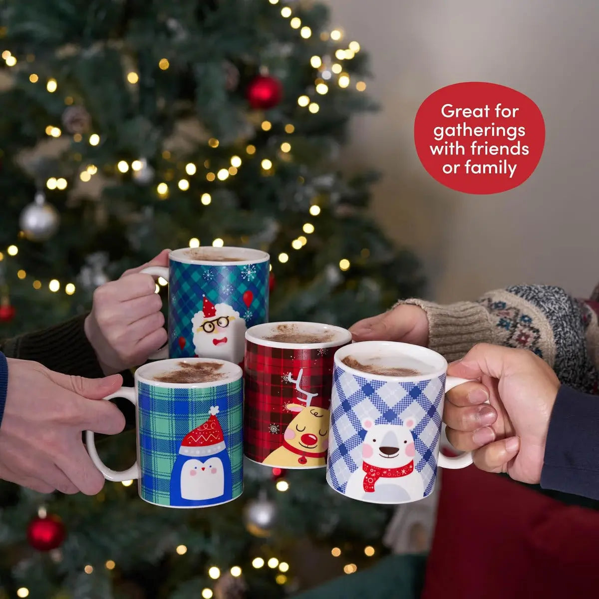 Tasse Weihnachten 4 Stück von Twiddlers