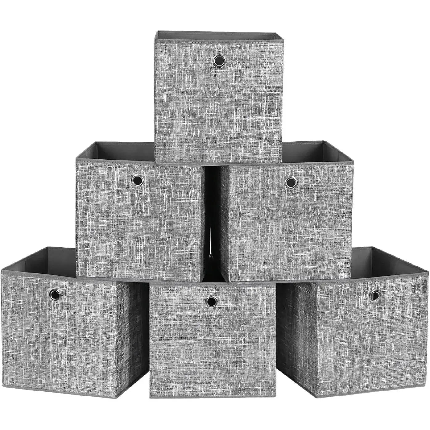 Aufbewahrungsbox Ordnungsboxen Organizer Vliesstoff 6er Set von Songmics
