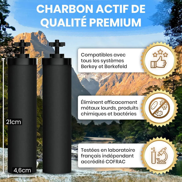 Gravity Wasserfilter für Berkey & Berkefeld 4er Set von Orinko