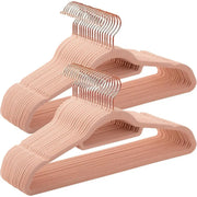 Kleiderbügel Samt 50er Set Roségold von Songmics