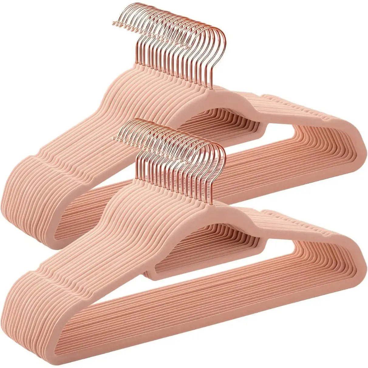 Kleiderbügel Samt 50er Set Roségold von Songmics