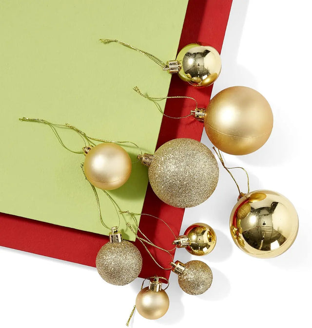 Baumkugeln Weihnachtsschmuck gold 100 Stück von Twiddlers