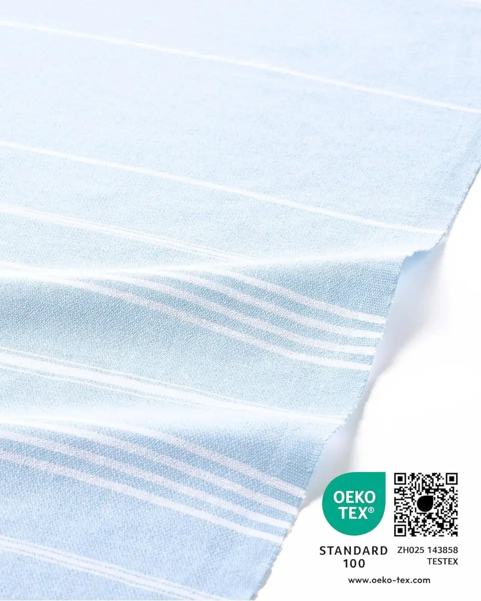 Hamamtuch Baumwolle Recycelt 100x200cm Ice Blue - Sultan von guteszeug.ch