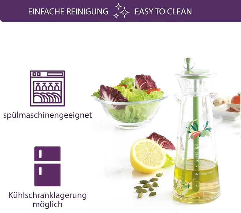 Vinaigrette Mixer mit aufgedruckten Rezepten von Mastrad