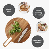 Servierbrett Eclipse Akazie large natur von Uberstar