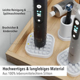 Zahnbürsten Untersetzer Weiss 2er Set von Qikfresh