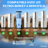 Gravity Wasserfilter für Berkey & Berkefeld 4er Set von Orinko