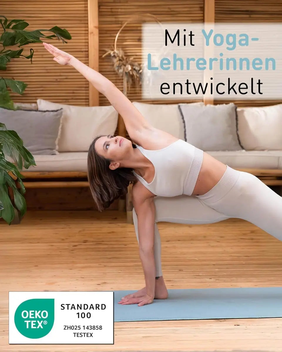 Yoga Handtuch Mikrofaser rutschfest mit Noppen Yogatuch Jade von guteszeug.ch