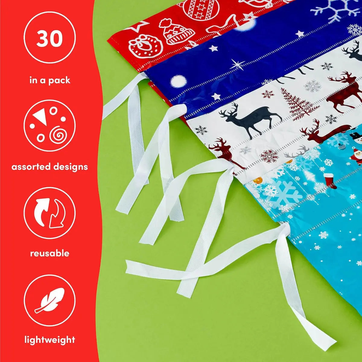 Geschenkbeutel Weihnachten 30 Stück von Twiddlers