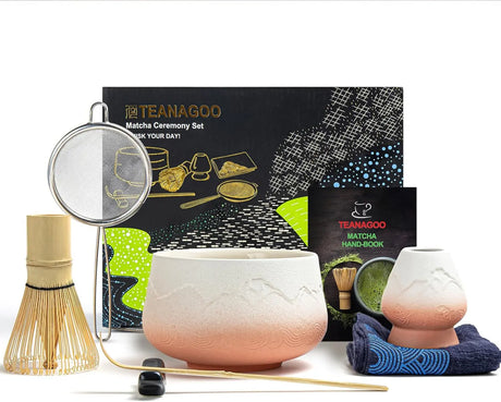 Matcha Set rosa Berg 7-tlg. von TEANAGOO