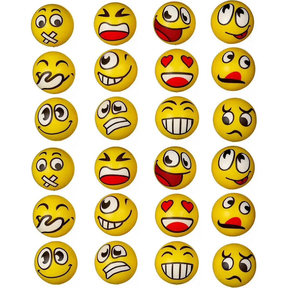 Antistress Bälle Emoji 24 Stück von Twiddlers