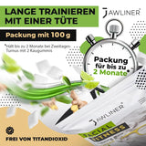 Fitness Ginger Lime Chewing Gum 100g Pack von JAWLINER