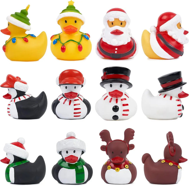 Badeente Weihnachten 12 Stück von Twiddlers