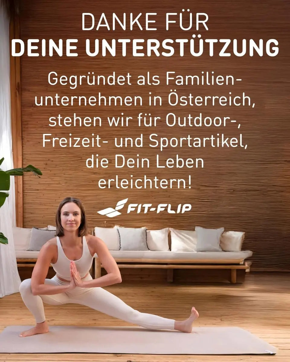 Yoga Handtuch Mikrofaser rutschfest mit Noppen Yogatuch Anthracite von guteszeug.ch