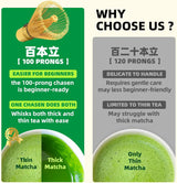 Matcha Set 6-tlg. Chasen, Chashaku, Sieb, Löffel & Halter von TEANAGOO