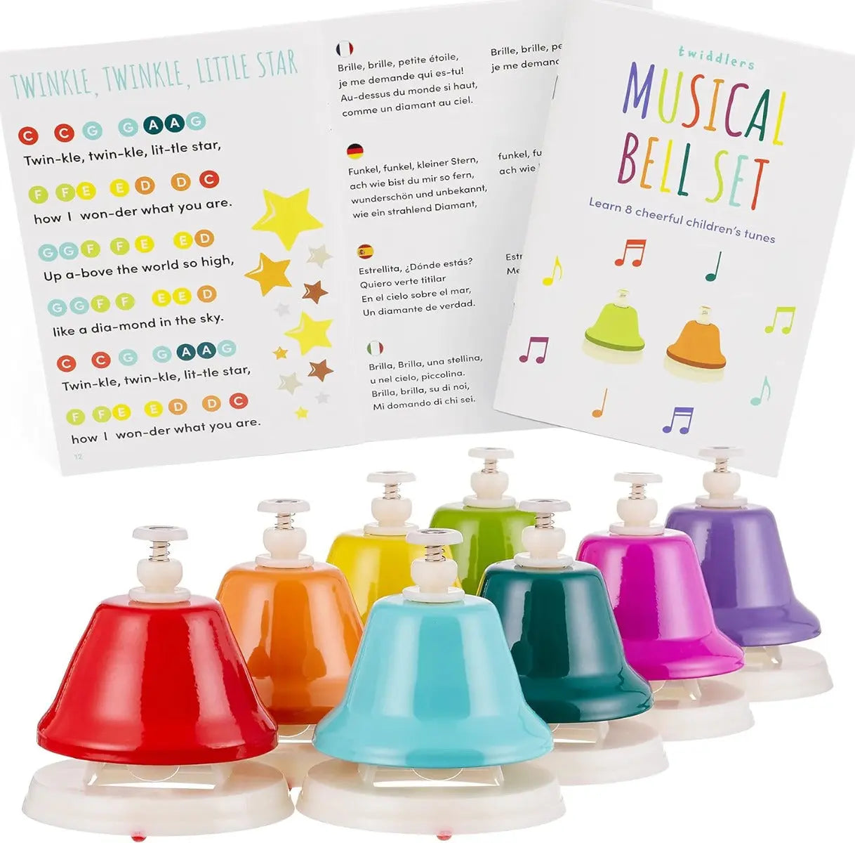 Glockenspiel Set 8er-Set von Twiddlers