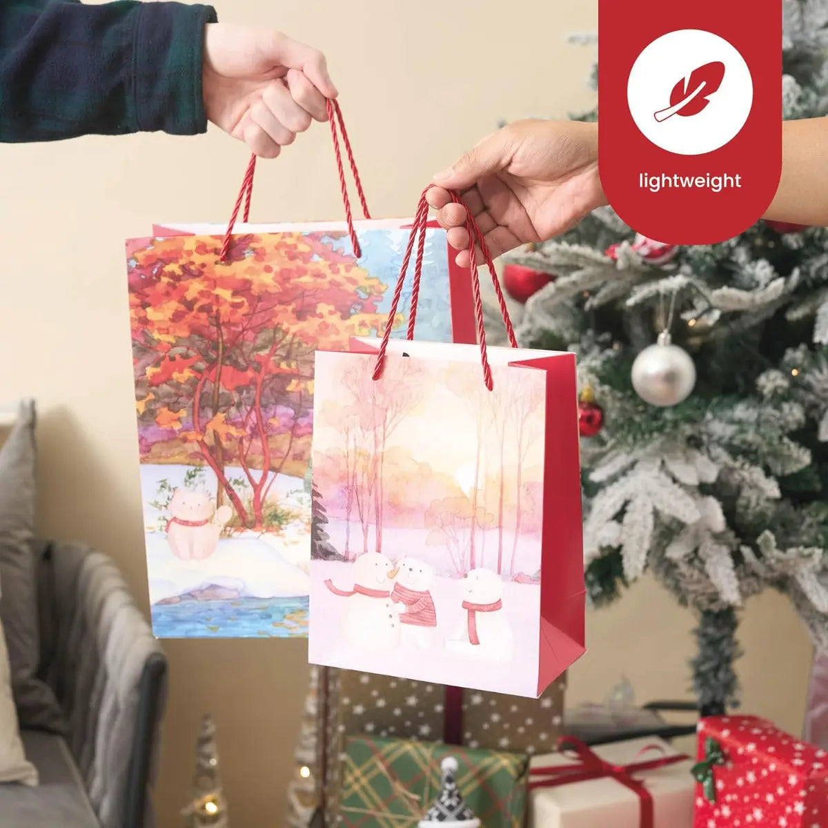 Geschenktasche Weihnachten 12 Stück von Twiddlers