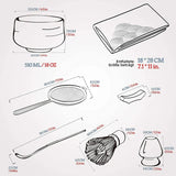 Matcha Set hellgrün 7-tlg. von TEANAGOO