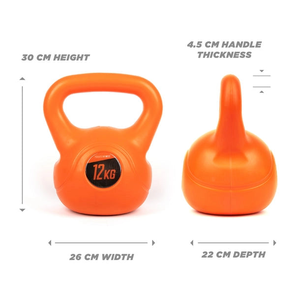 Kettlebell Vinyl 12 Kilo von Phoenix Fitness