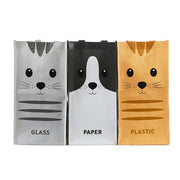 Recyclingsortierer Katzen Meow Kunststoff von Balvi