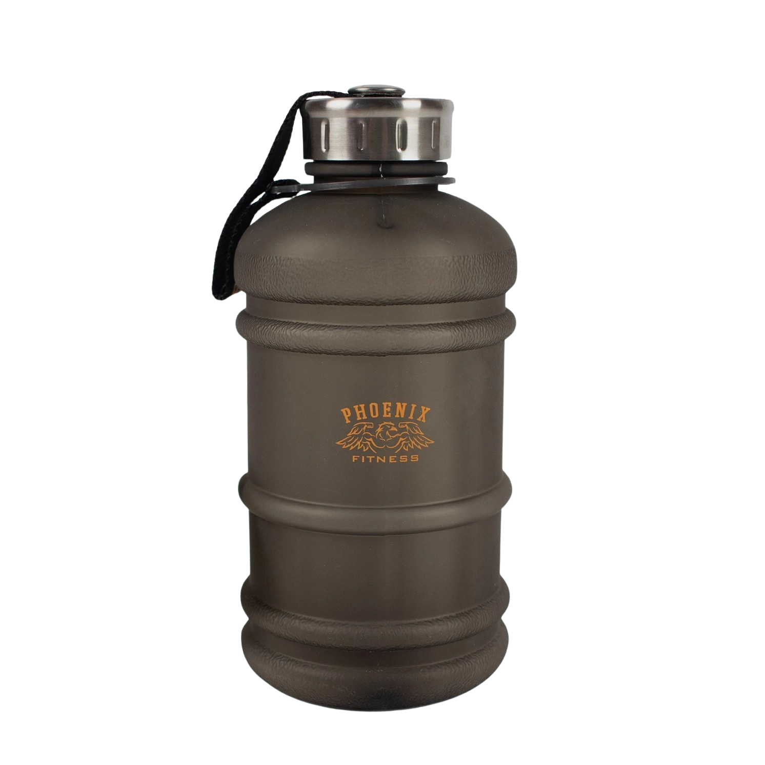 Fitness Trinkflasche 1 Liter Schwarz von Phoenix Fitness