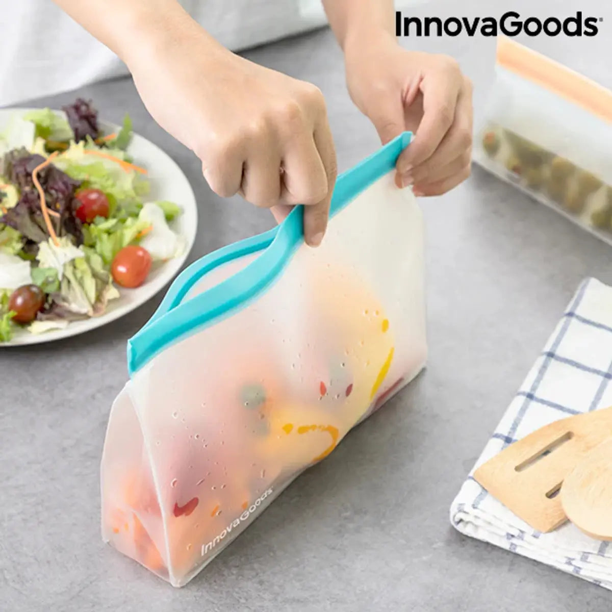 Wiederverwendbare luftdiche Beutel Zags 6er Set von InnovaGoods