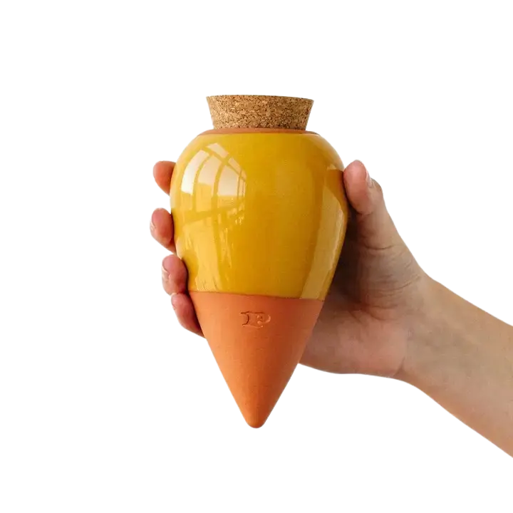 Bewässerungskegel Olla Gelb von Pepin