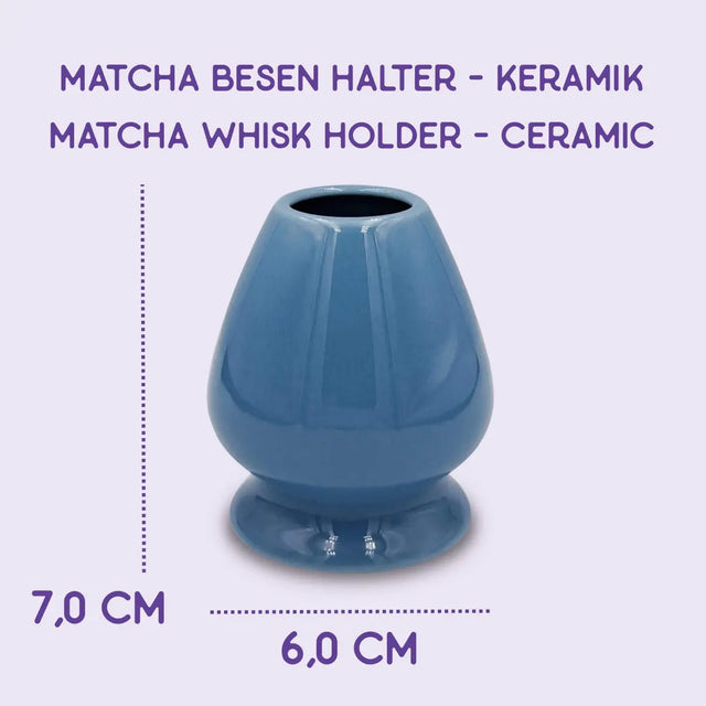Matcha Besen Halter Kusenaoshi Blau von Matcha Passion