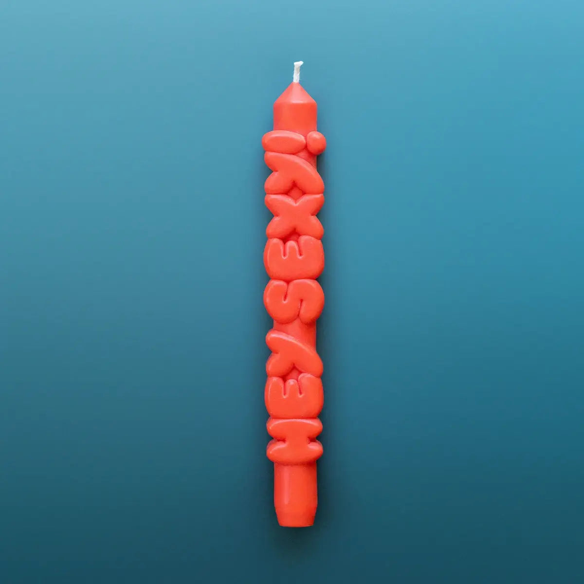 Kerze Taper candle HEY SEXY! Orange von guteszeug.ch