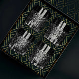 Prestige Whiskeygläser Geschenkset 4er von ROCKS Whiskey Chilling Stones