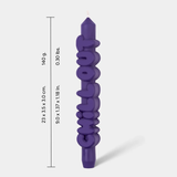 Kerze Taper candle CHILL OUT Indigo von Taper Candles